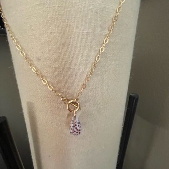 Hawaiian Cone Shell Pendant on 14k Chain/Rare - Picture 4 of 8